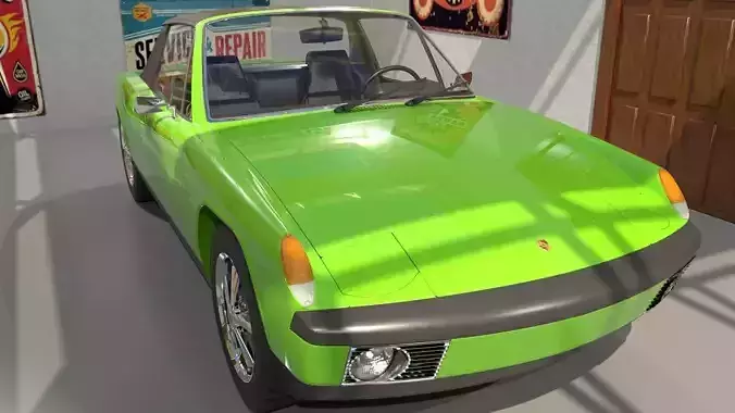 Porsche-Volkswagen 914 3D model