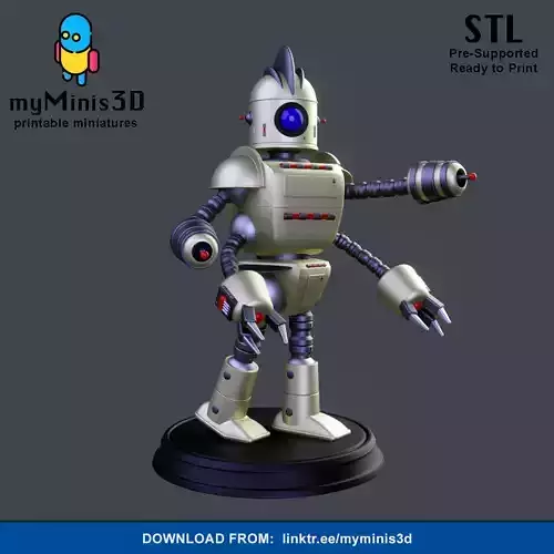 Captain of the Invader Robots Warband 3D print model