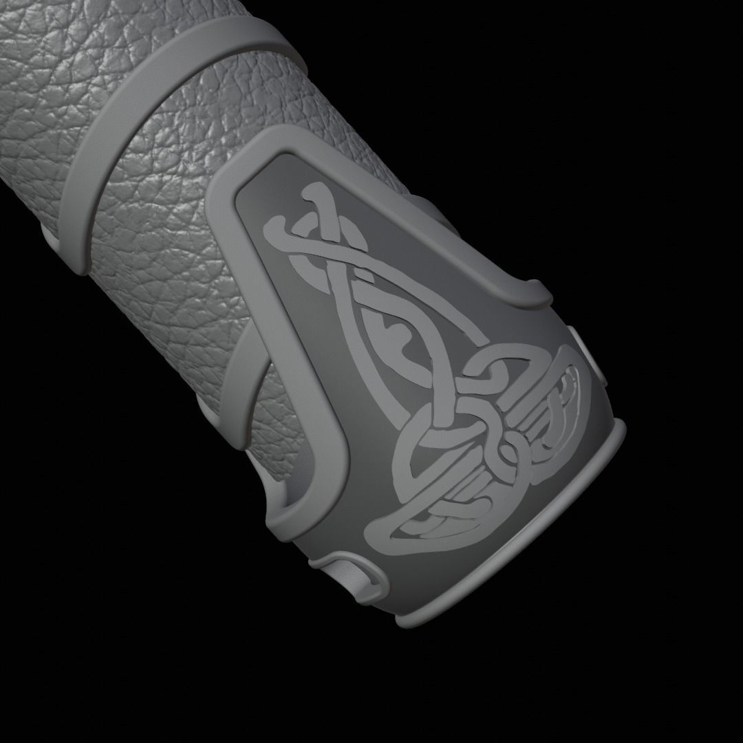 Mjolnir from Avengers Endgame  3D print model_7