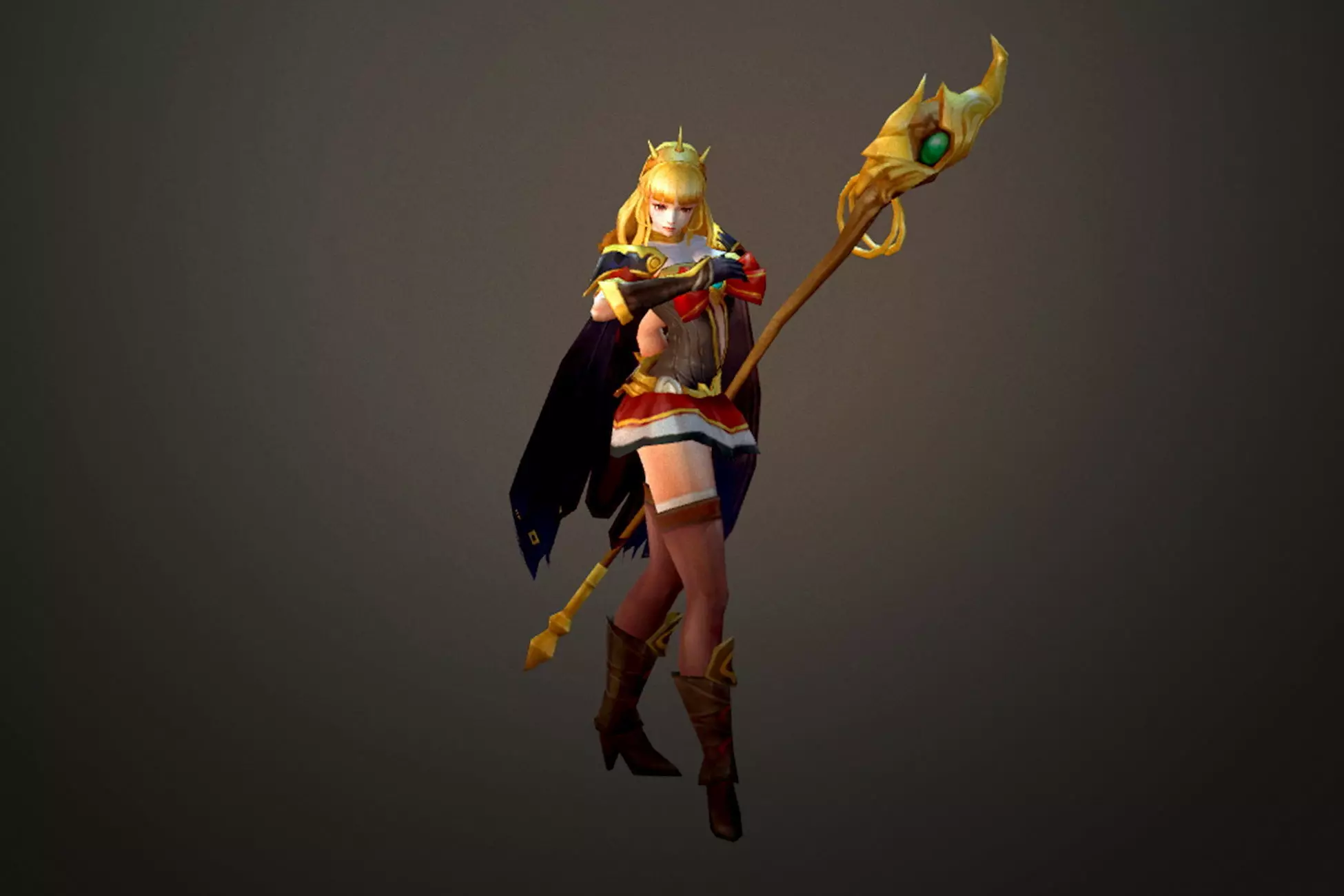 Fantasy Chess RPG Character - Venus Low-poly 3D model_0