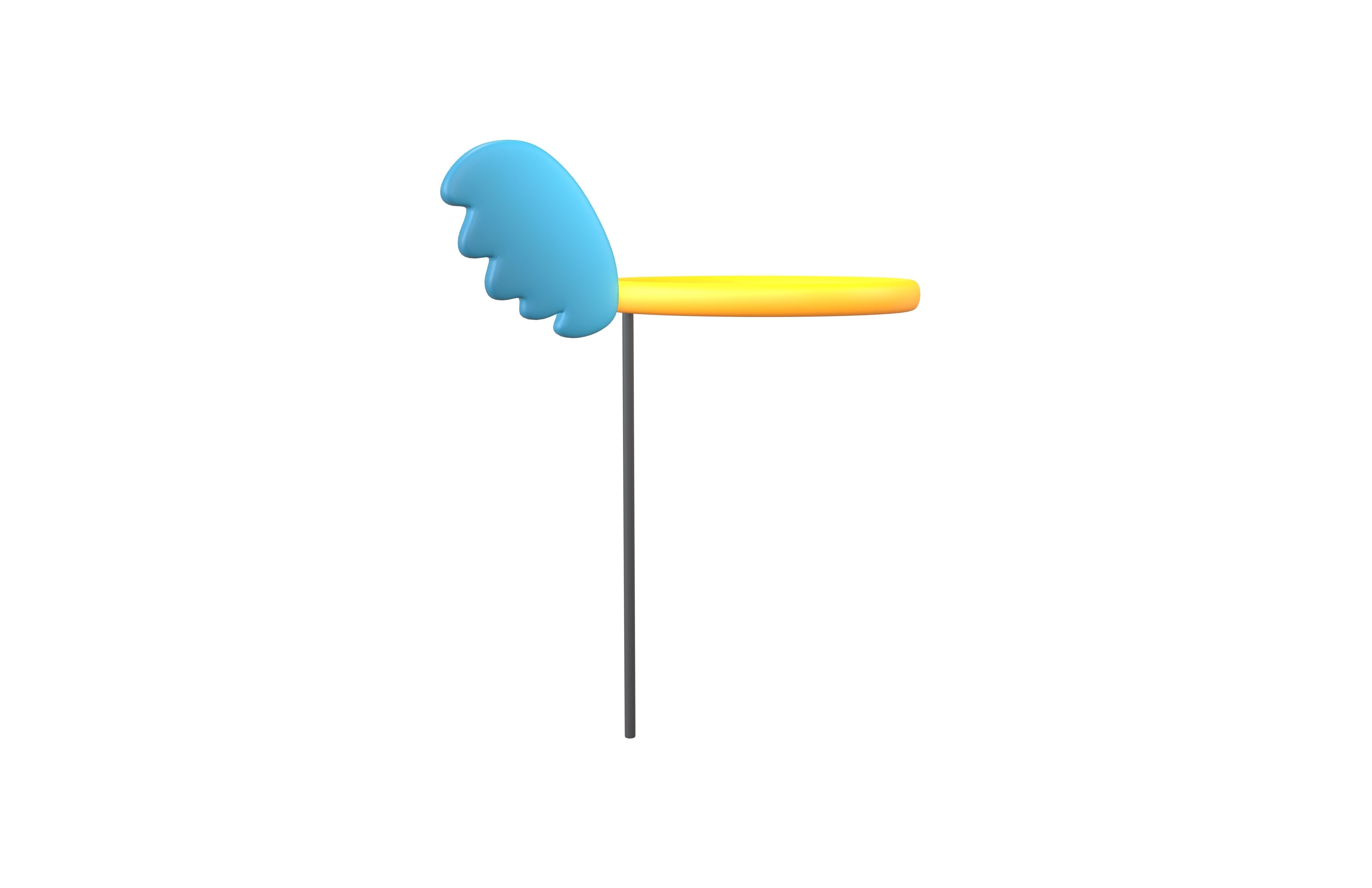 Angel Halo Stick v1 015 Low-poly 3D model_1