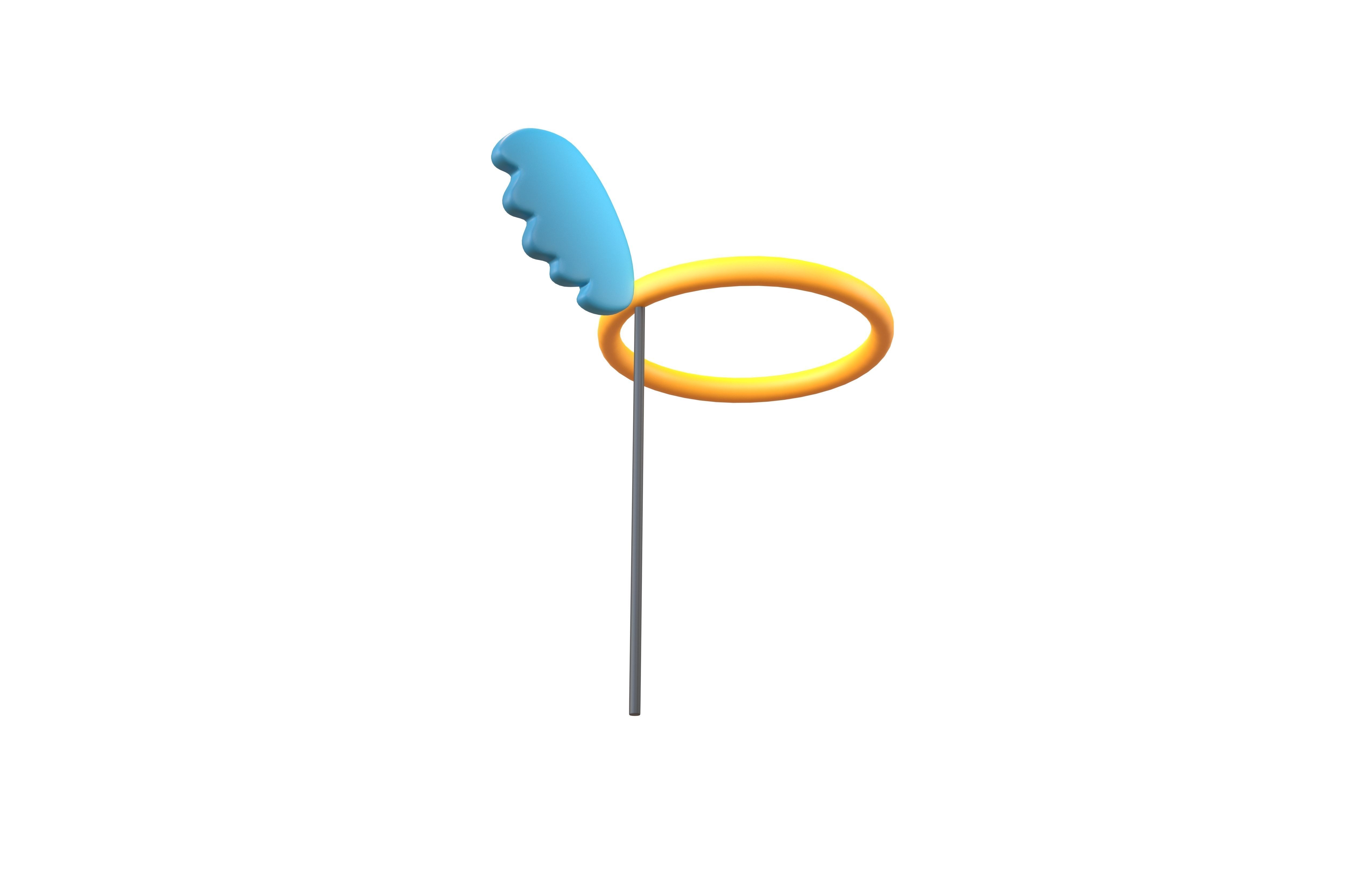 Angel Halo Stick v1 015 Low-poly 3D model_3