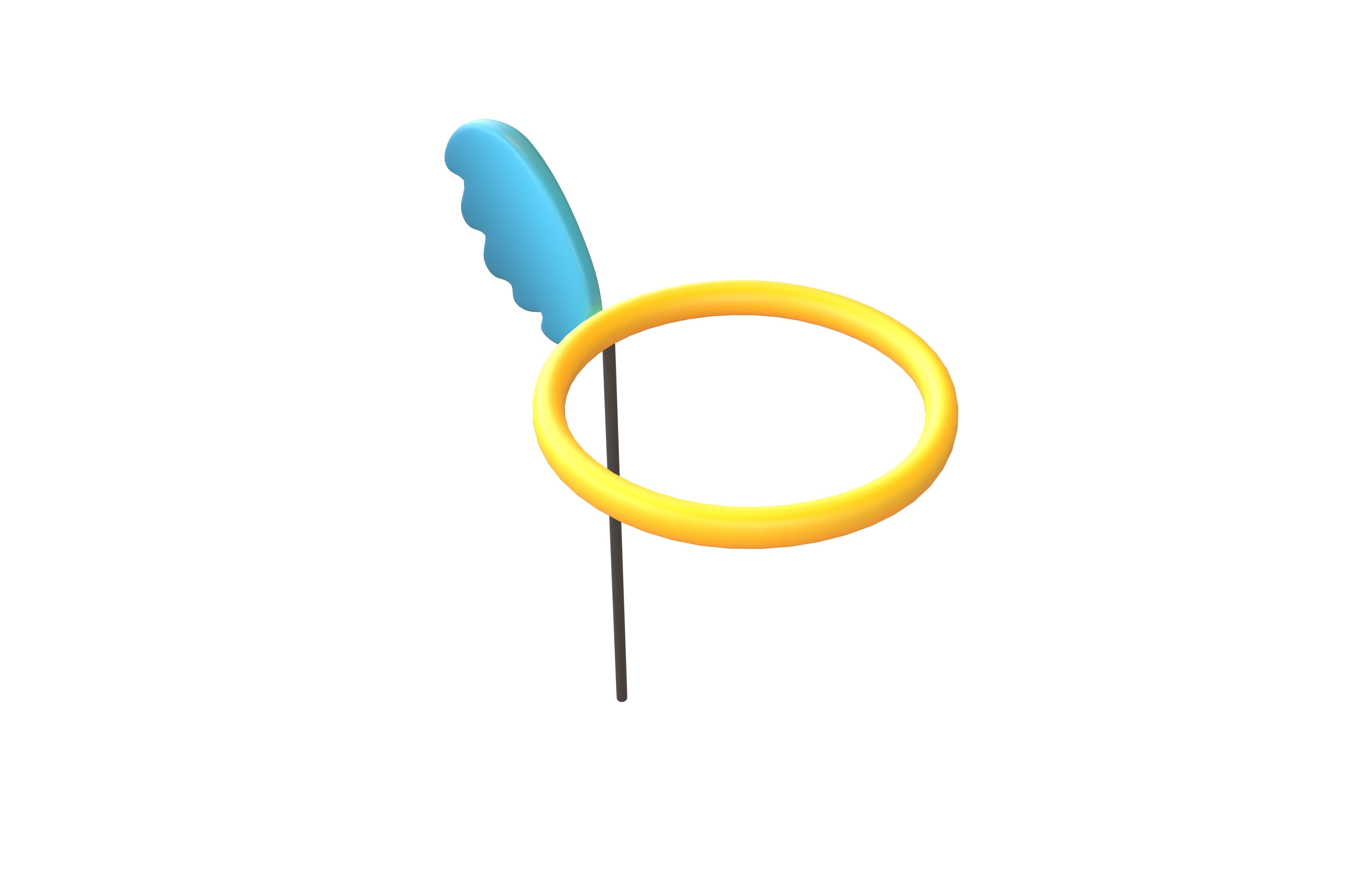 Angel Halo Stick v1 015 Low-poly 3D model_2