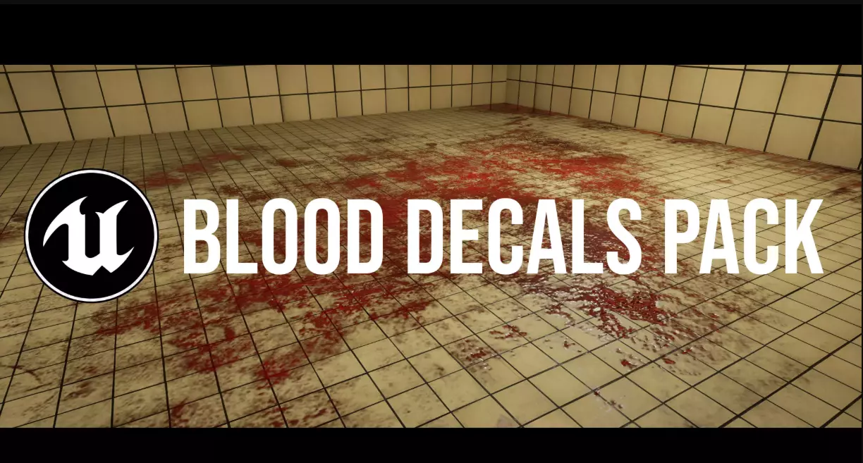 Blood Decals Pack Unreal Engine Texture