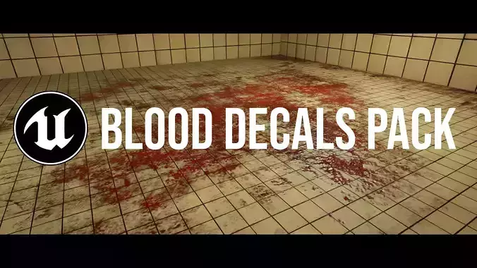 Blood Decals Pack Unreal Engine Texture