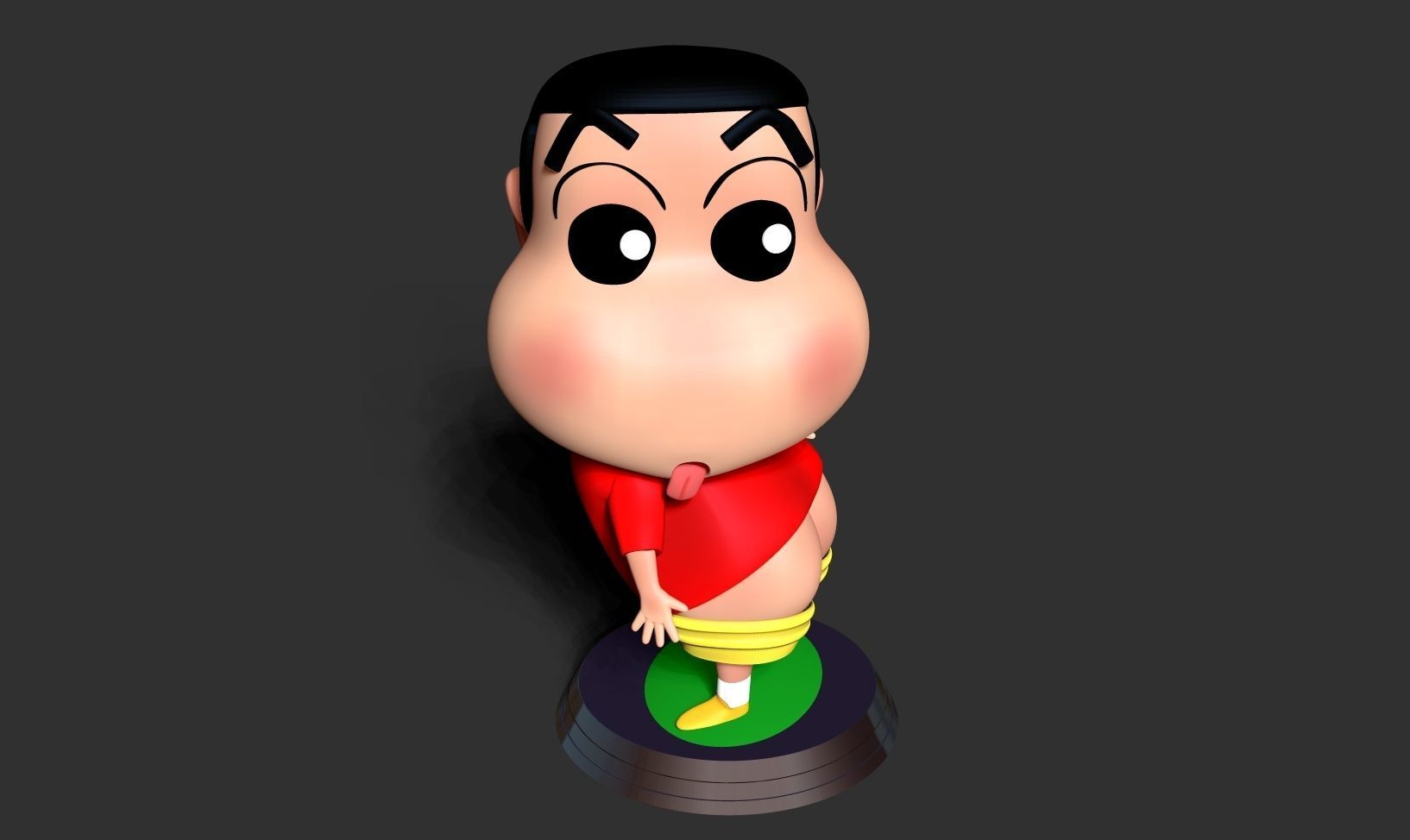 Shin-Chan cartoon figure 3D print model_16