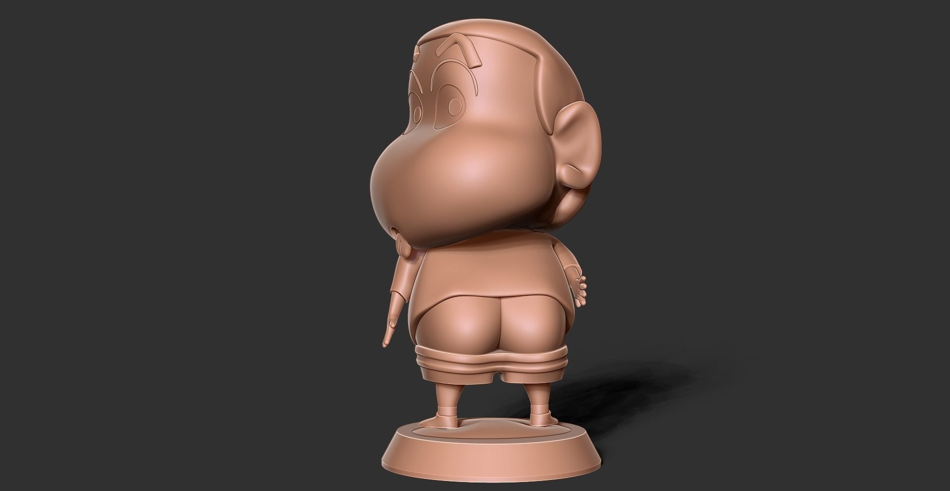 Shin-Chan cartoon figure 3D print model_7
