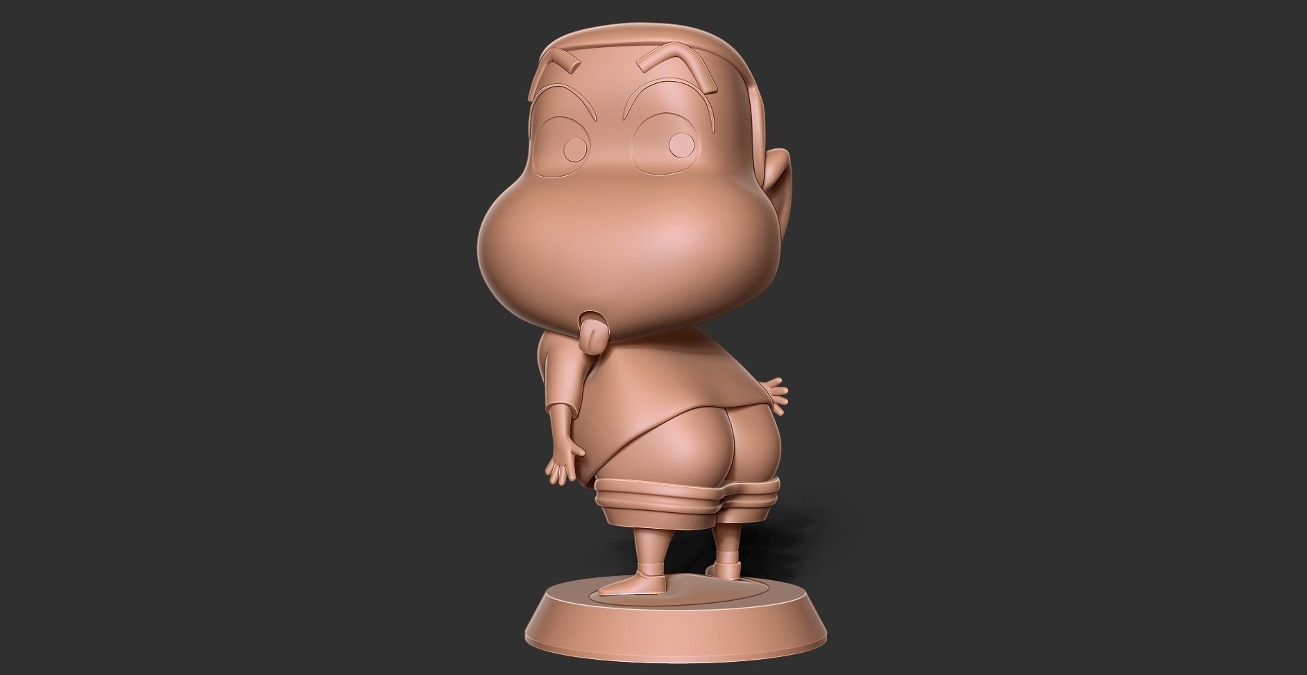 Shin-Chan cartoon figure 3D print model_11