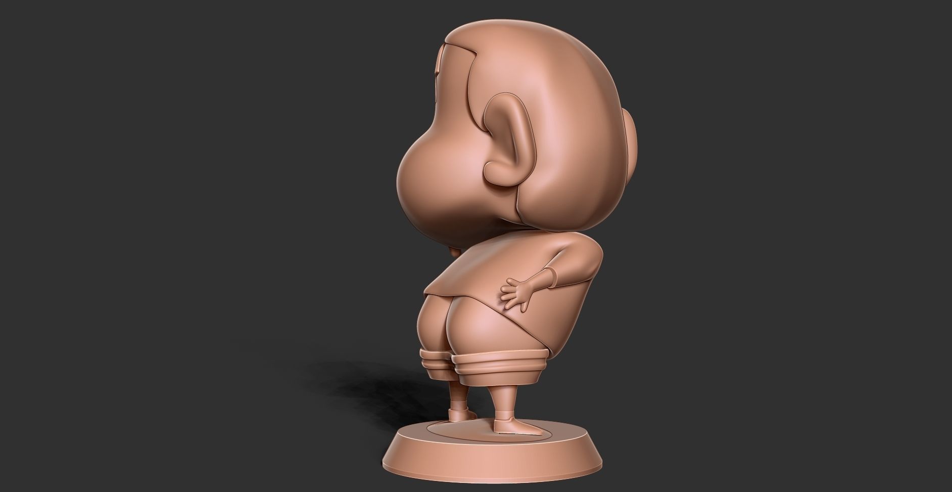 Shin-Chan cartoon figure 3D print model_13