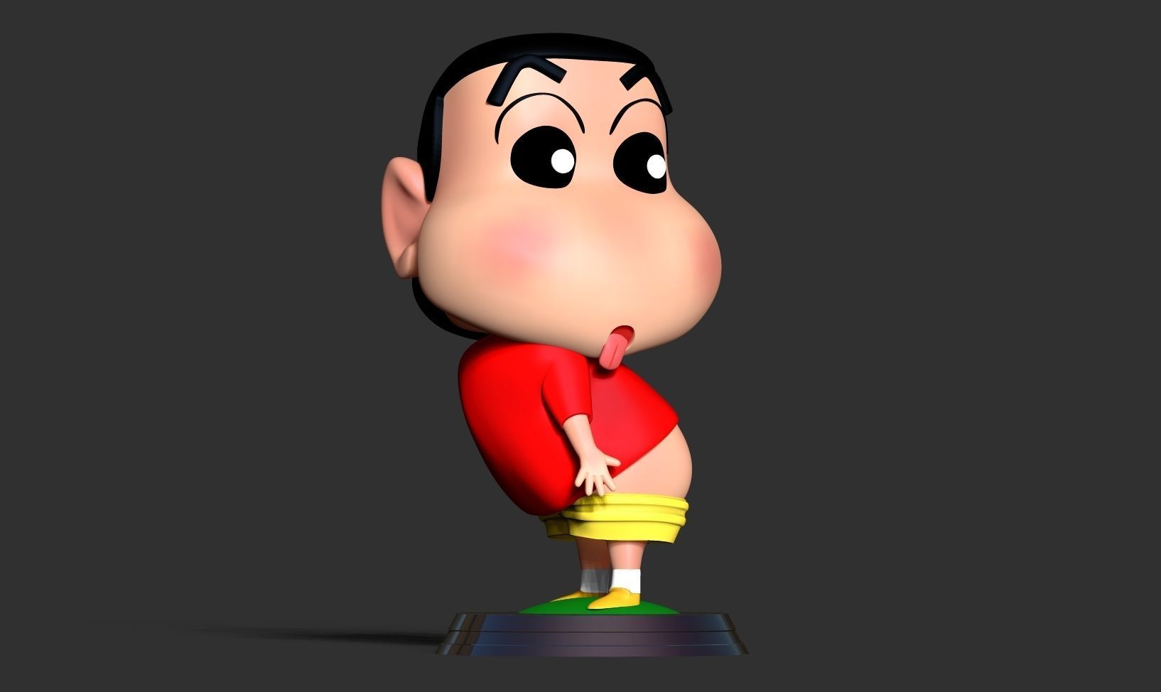 Shin-Chan cartoon figure 3D print model_12