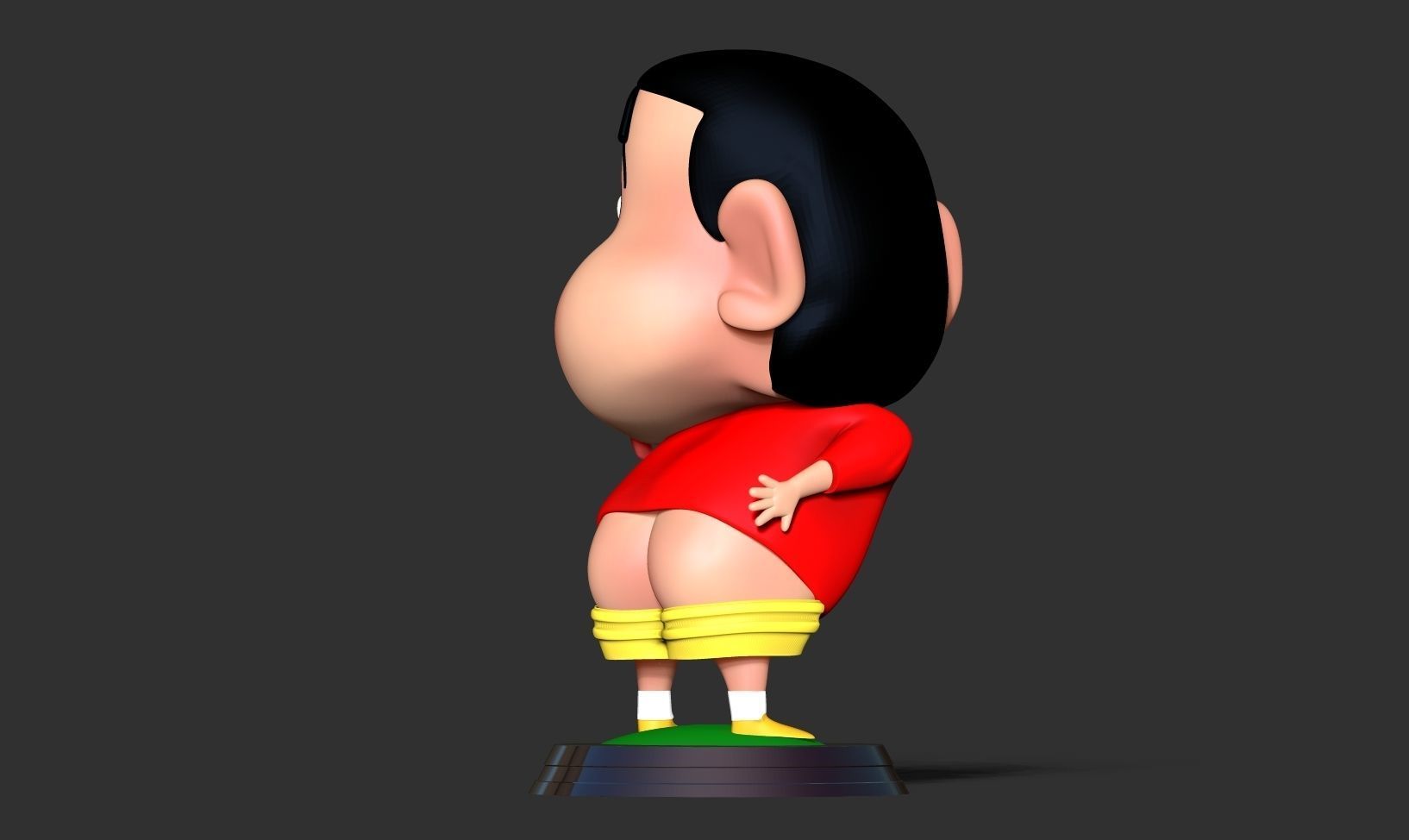 Shin-Chan cartoon figure 3D print model_9