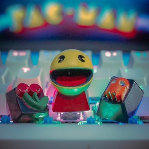 Pacman Keycaps Series 3D print model