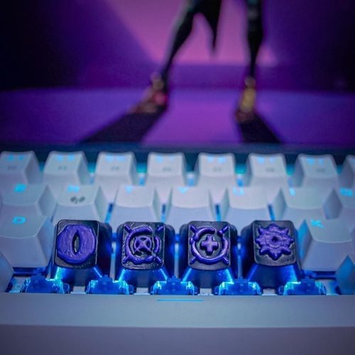 Reyna Valorant Keycaps Series 3D print model