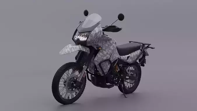 Kawasaki KLR 650 2009 Digital Cammo