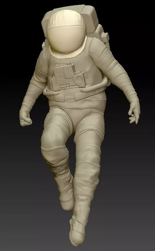 Astronaut Lamp 3D print model_0