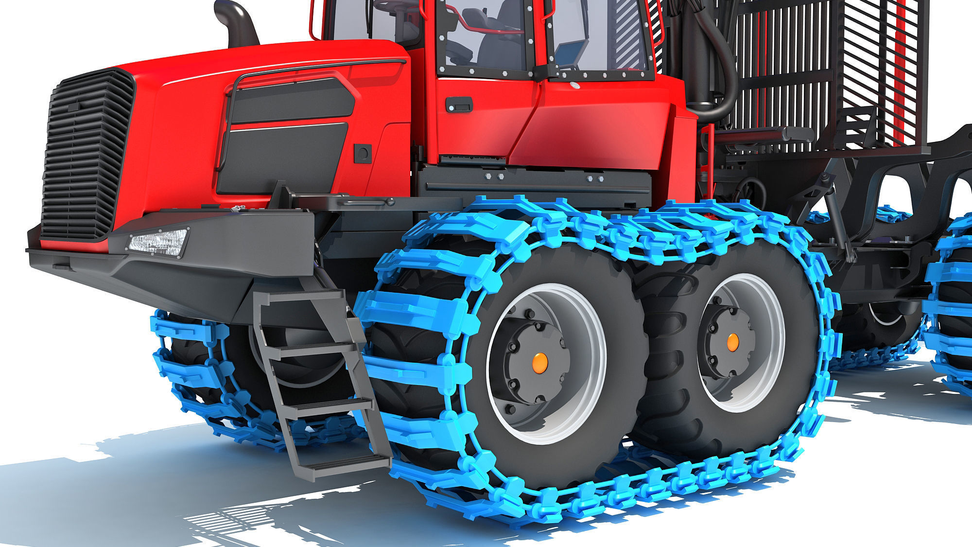 Forestry Forwarder Tractor 3D model_12