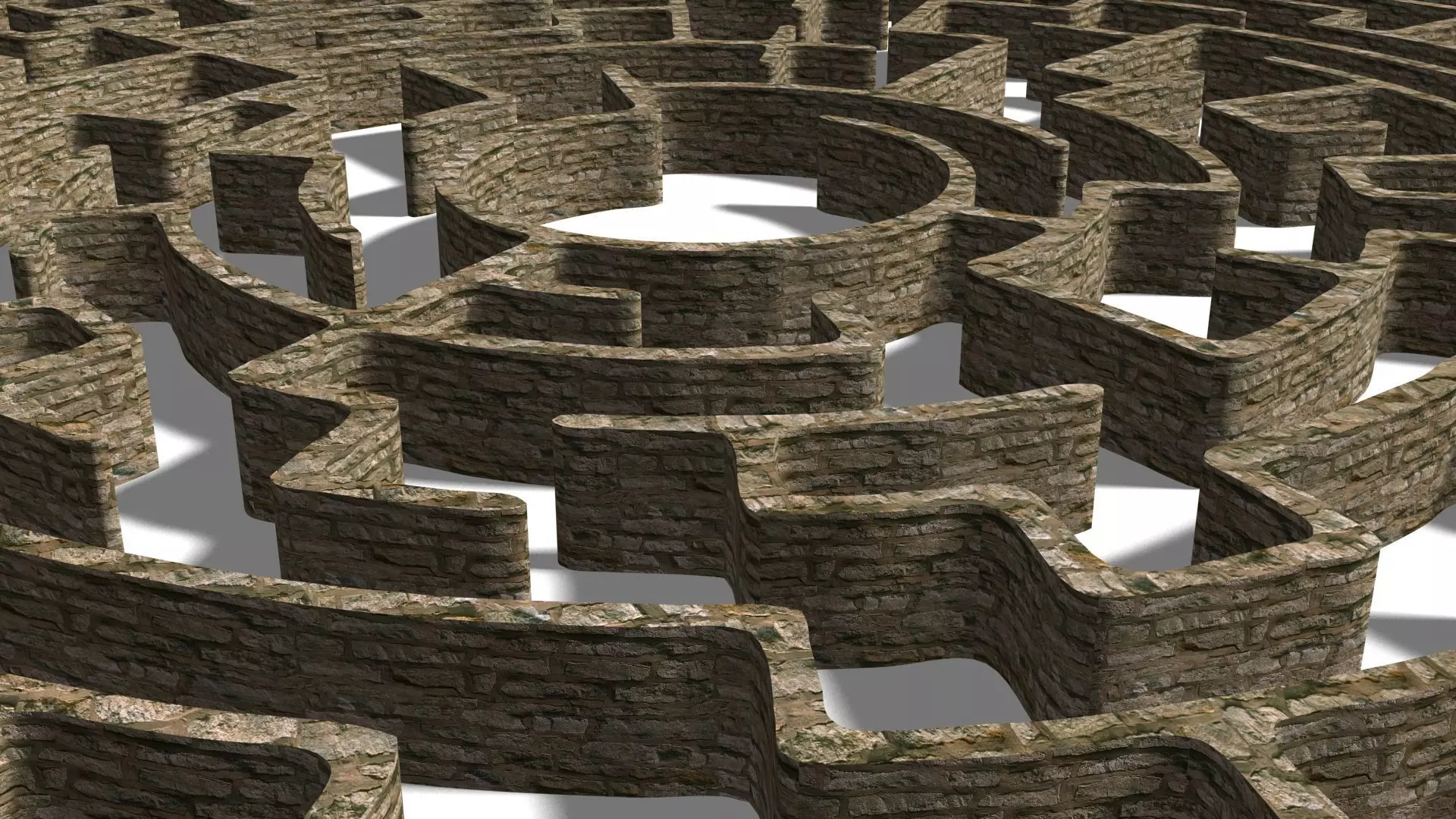 3d maze model for game and animation projects 3D model_0