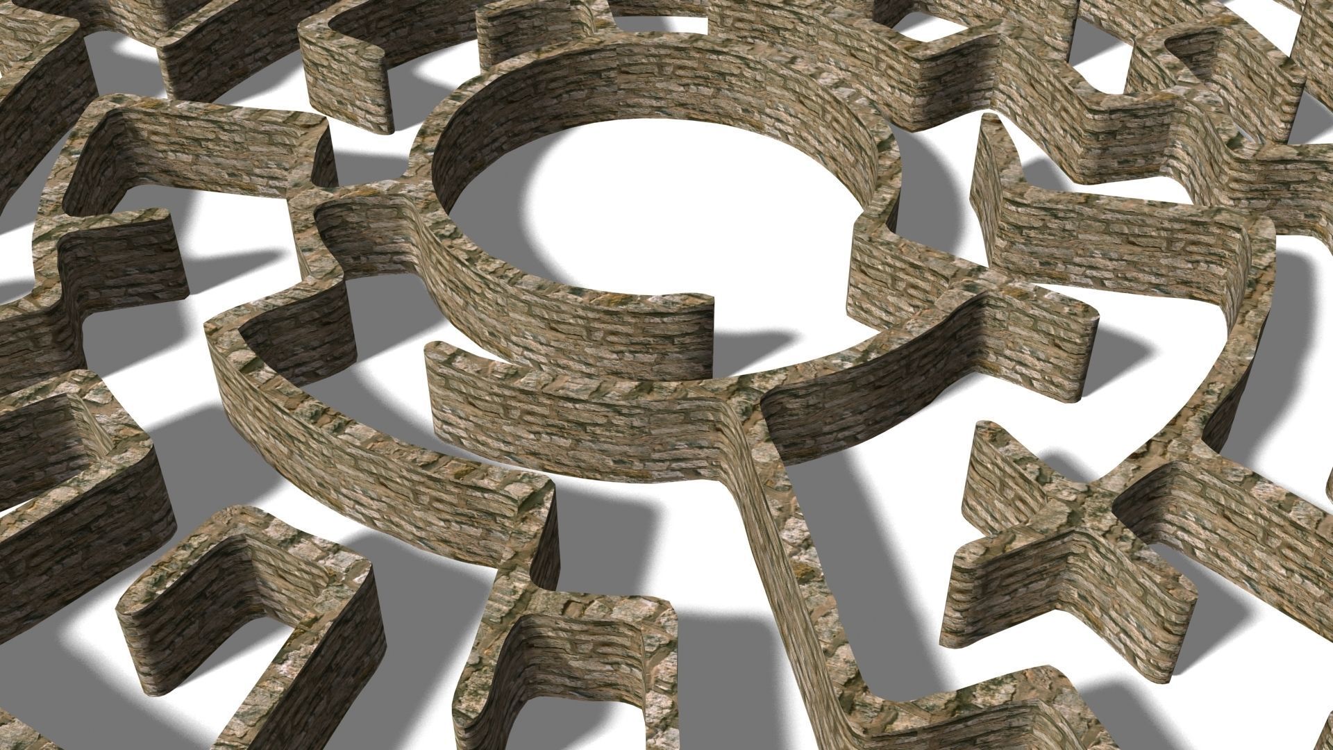 3d maze model for game and animation projects 3D model_10