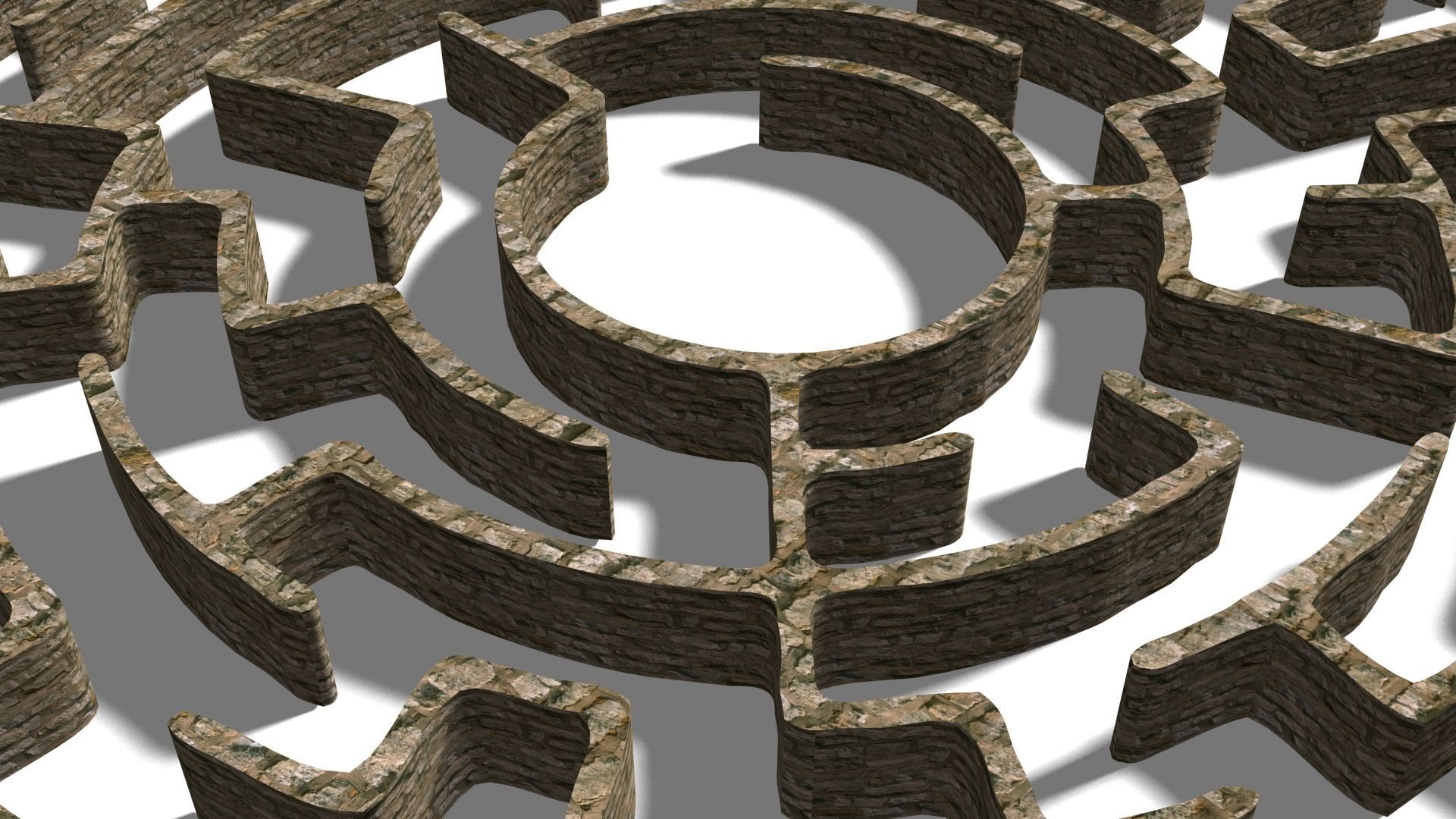 3d maze model for game and animation projects 3D model_2