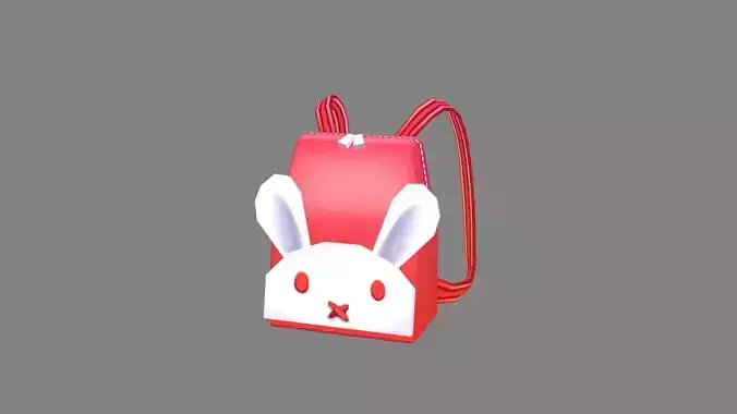 Cartoon children school bag - rabbit backpack