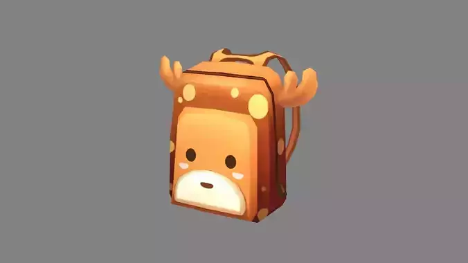 Cartoon children school bag - elk backpack