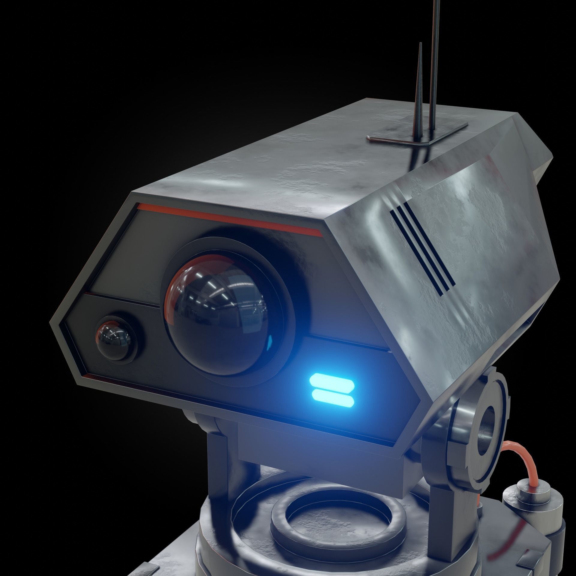 Denis elka46464646gmail comSci-fi Robot 3D model Free low-poly 3D model_11