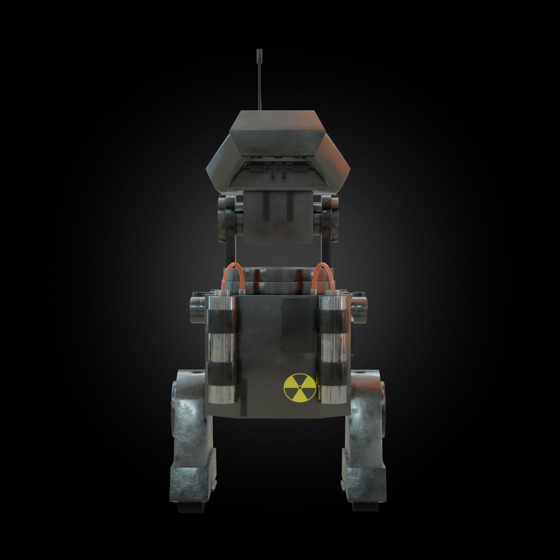 Denis elka46464646gmail comSci-fi Robot 3D model Free low-poly 3D model_1