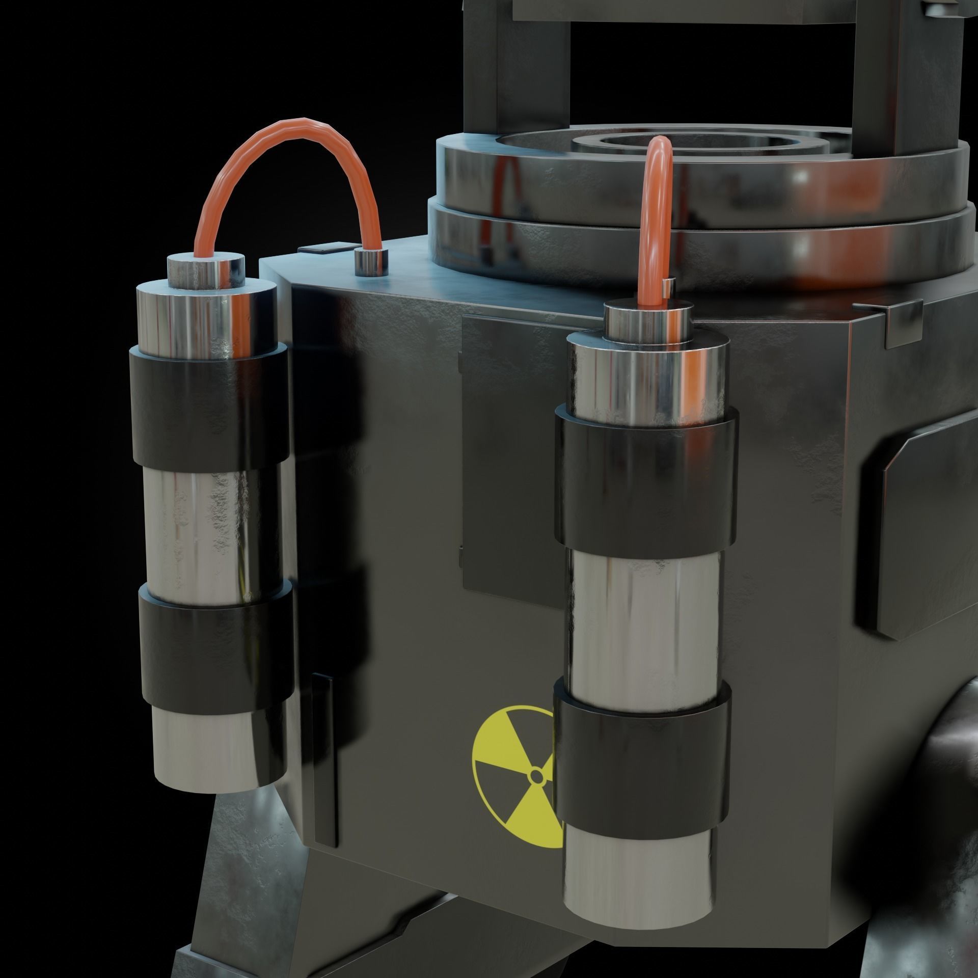 Denis elka46464646gmail comSci-fi Robot 3D model Free low-poly 3D model_12