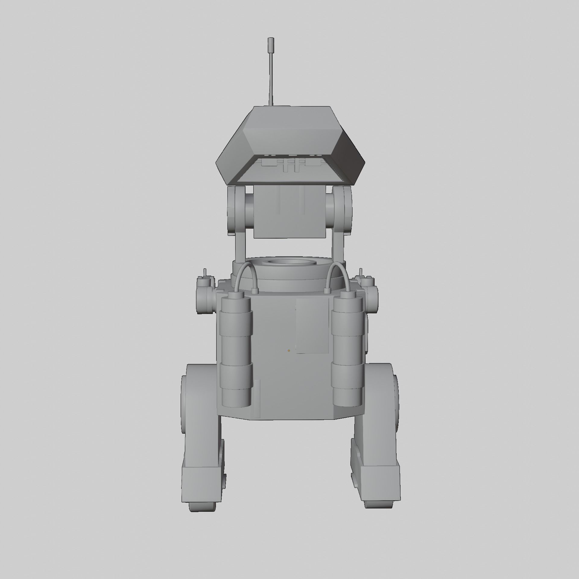 Denis elka46464646gmail comSci-fi Robot 3D model Free low-poly 3D model_25