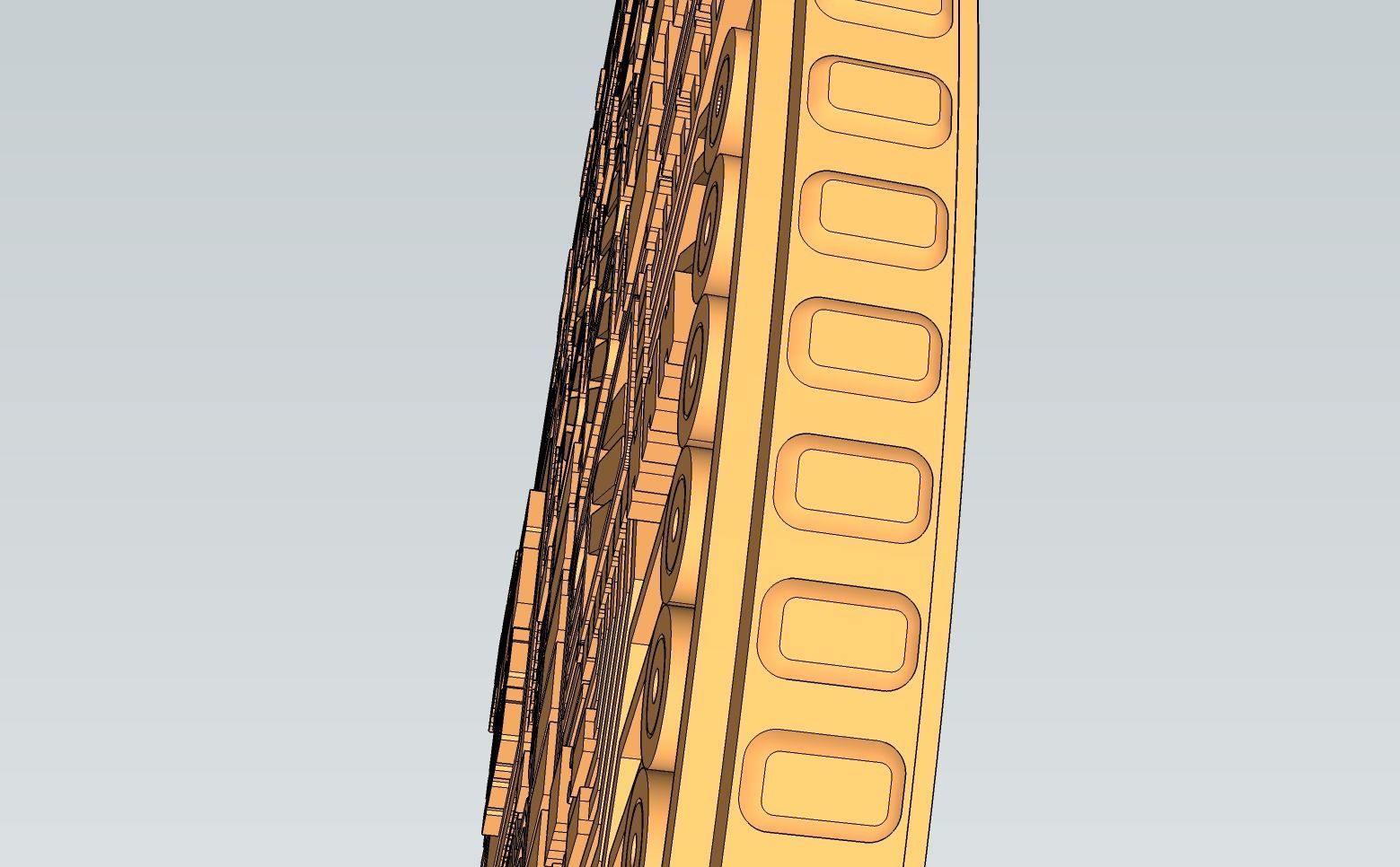 Bitcoin coin 3D model_5