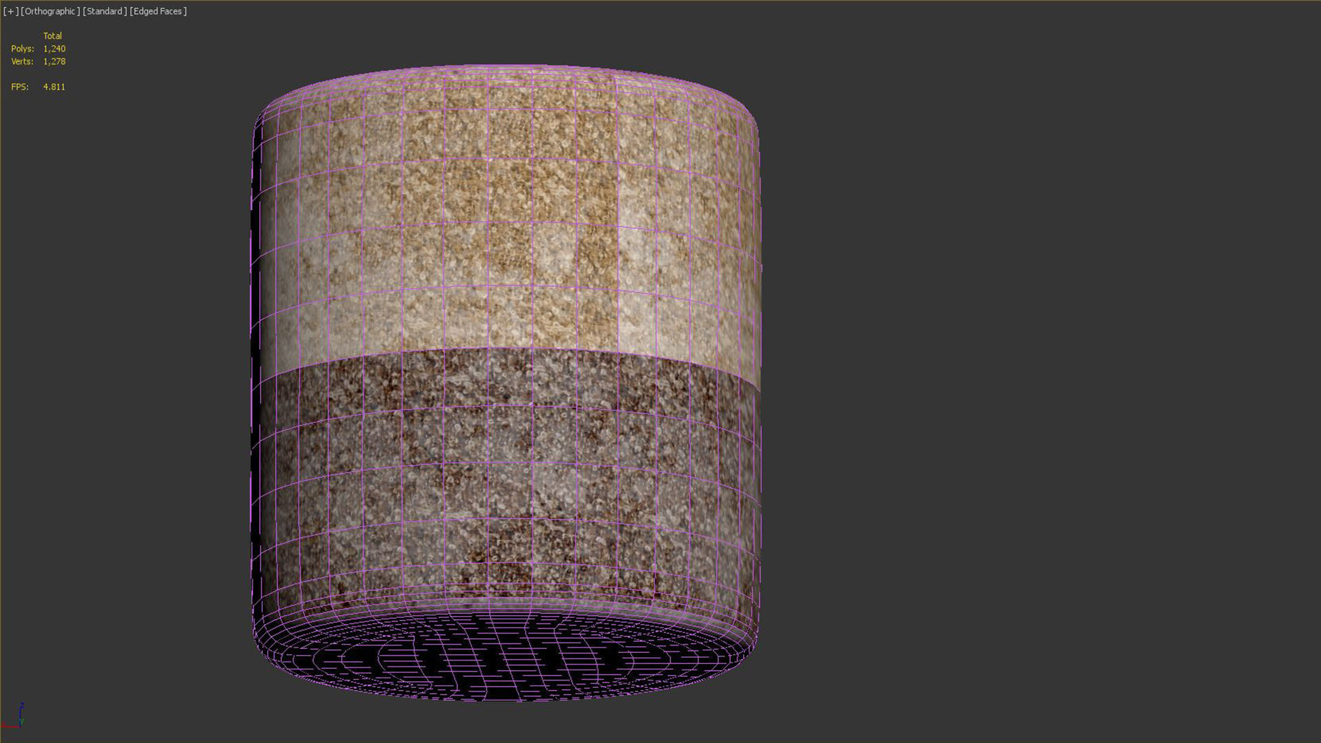 pouf ottomans End of Bed 3D model_5