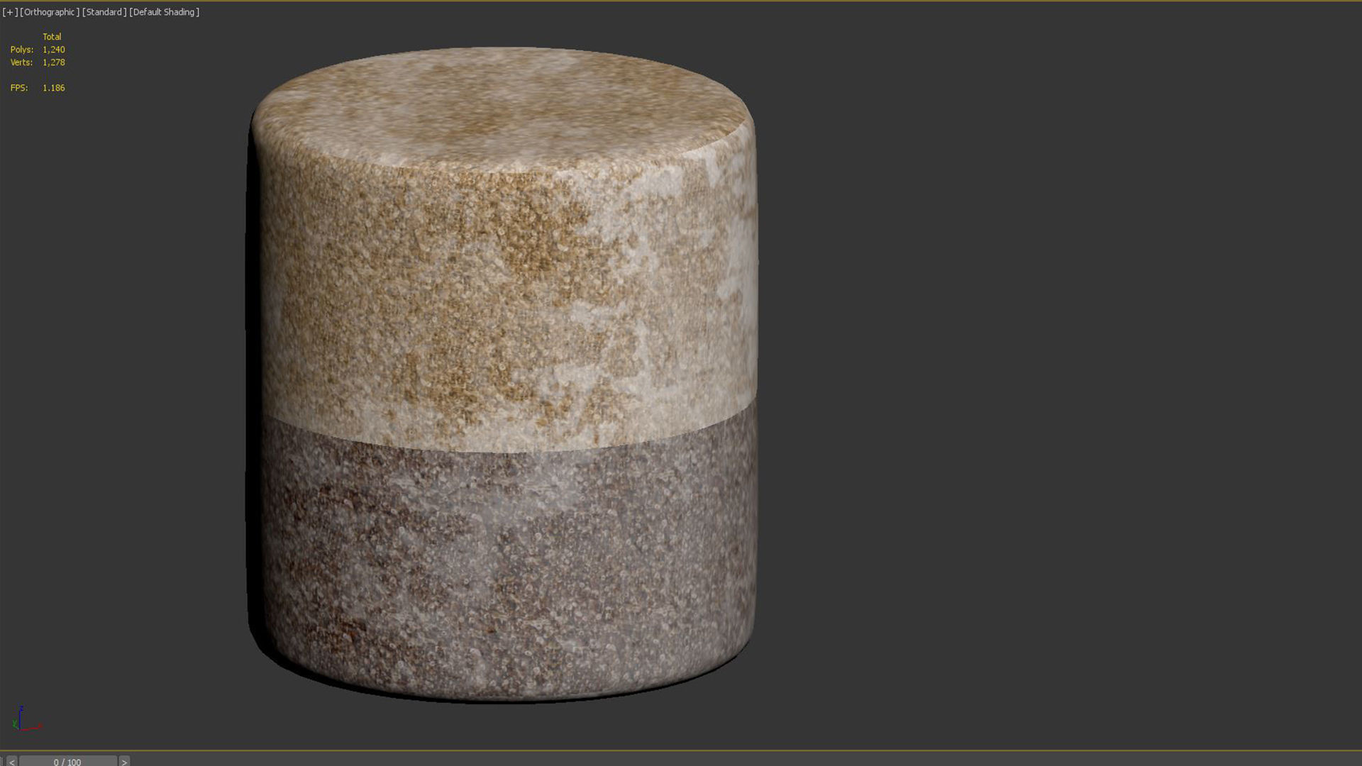 pouf ottomans End of Bed 3D model_2