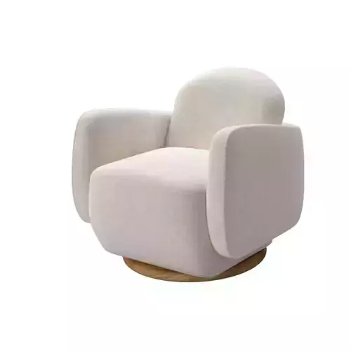 Four Hands Grayson Enya Swivel Chair Gibson White 227371-001 3D model