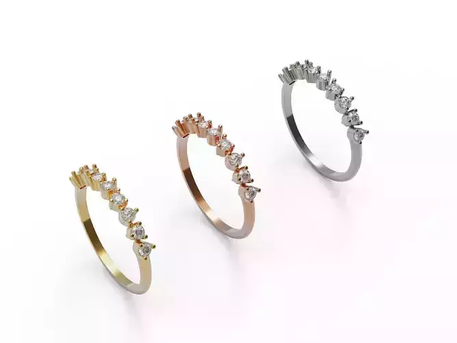 Diamond ring 3D print model