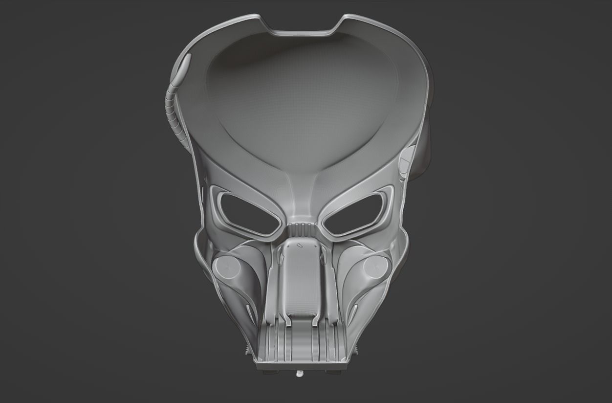 Predator Bone Grill mask  3D print model_11
