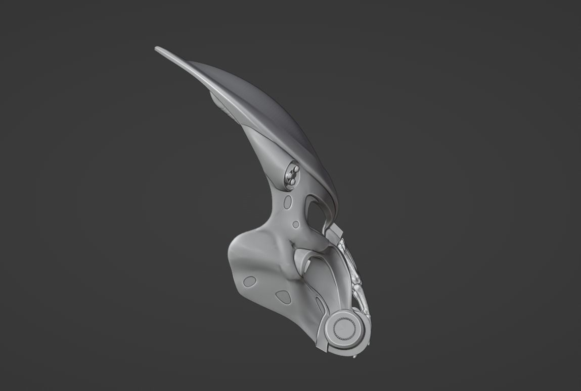 Predator Bone Grill mask  3D print model_5