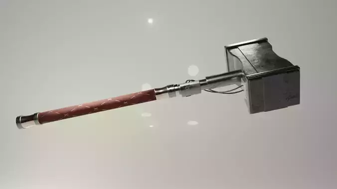 sci-fi battle hammer