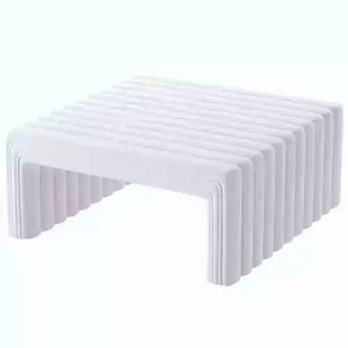 Four Hands Augustine Ottoman - 36 - Dover Crescent 3D model