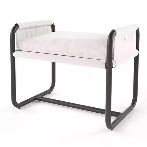 Four Hands Augustine Ottoman - 36 - Dover Crescent 3D model
