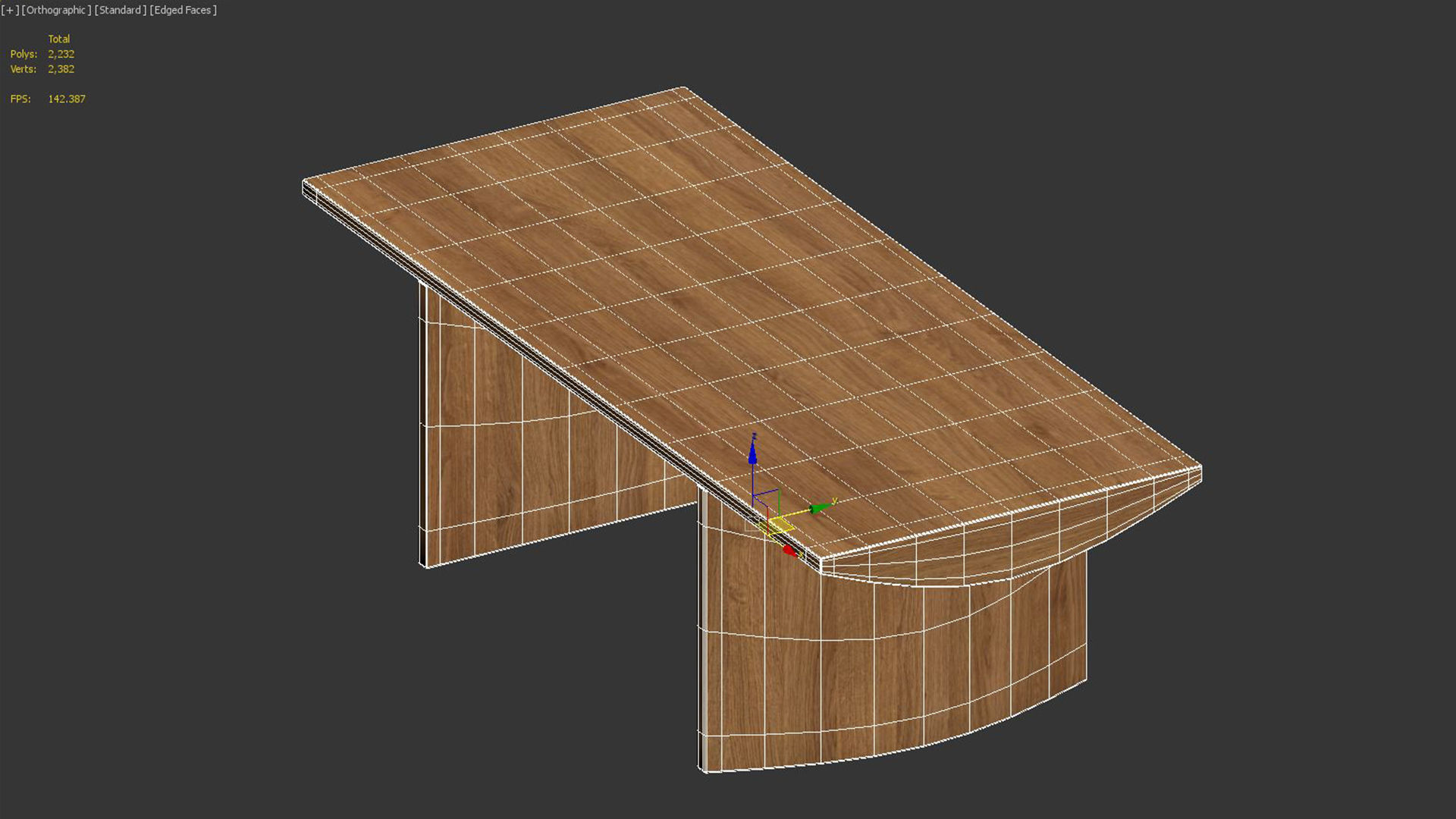 Pickford Dining Table 3D model_3