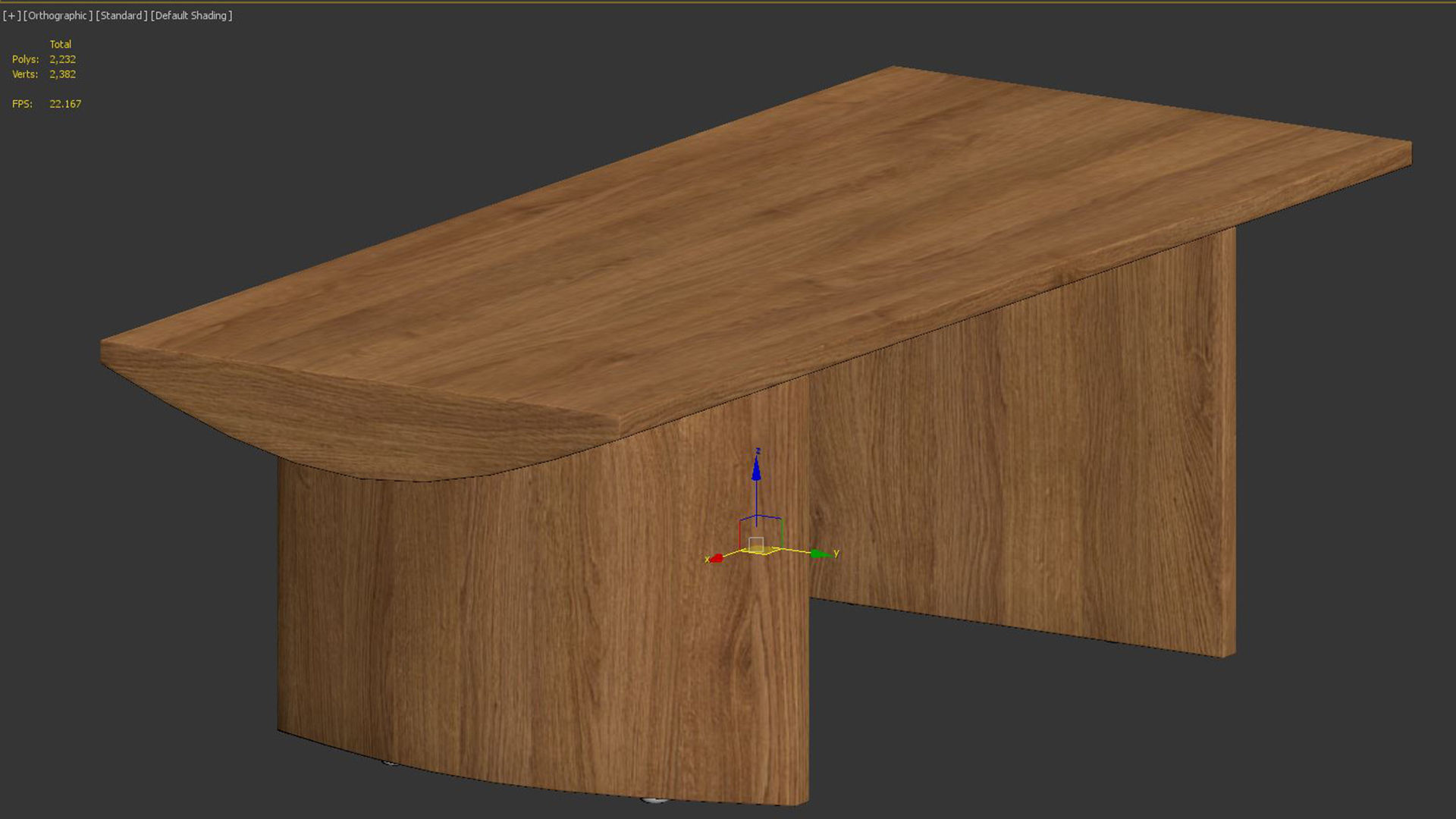 Pickford Dining Table 3D model_4
