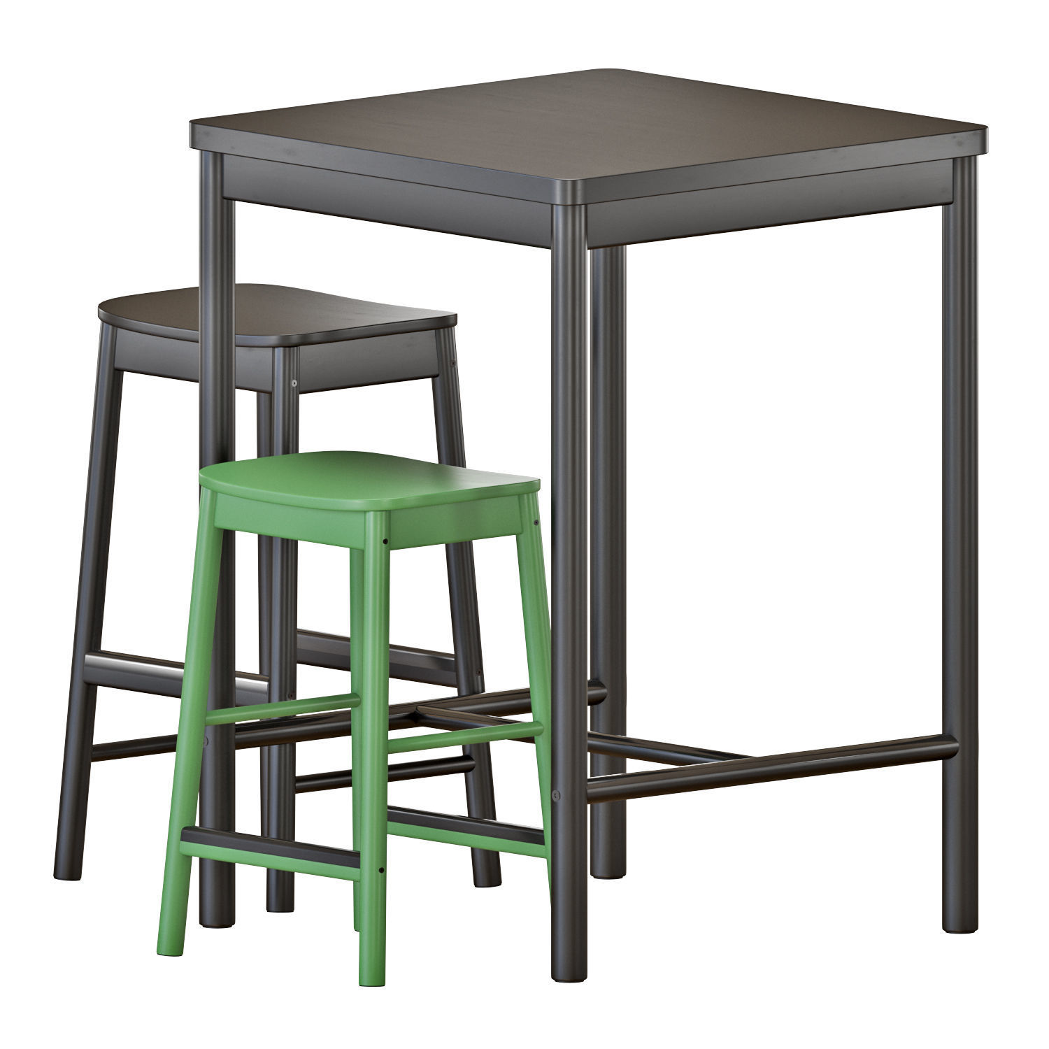  RONNINGE Bar Table And Chairs 3D model_2