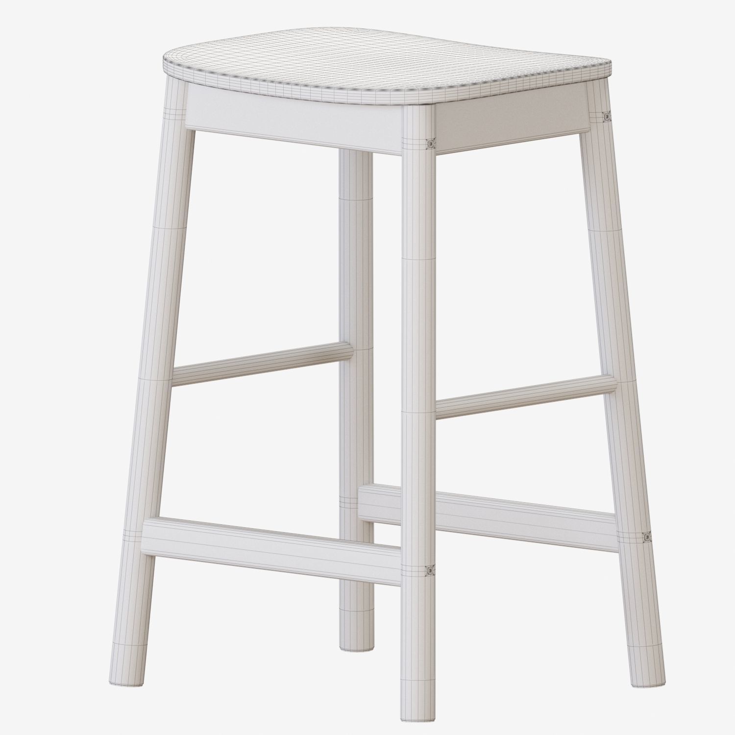  RONNINGE Bar Table And Chairs 3D model_4