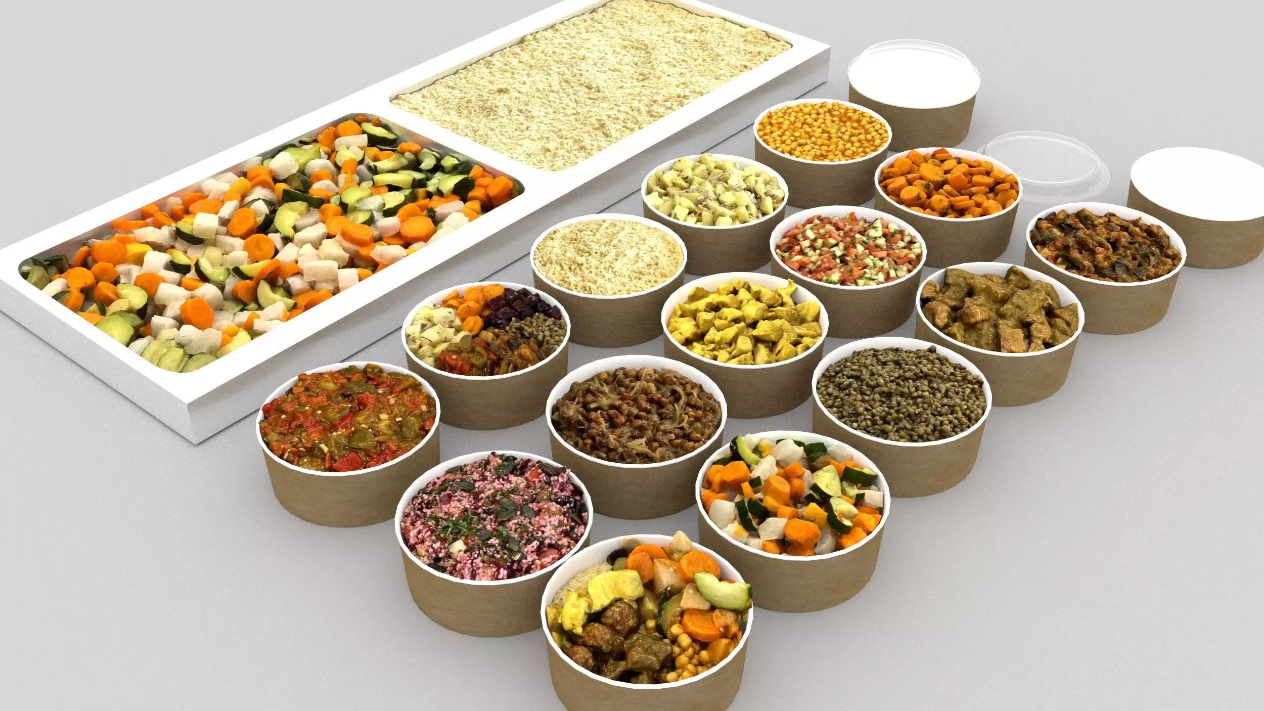 Food Set 3D model