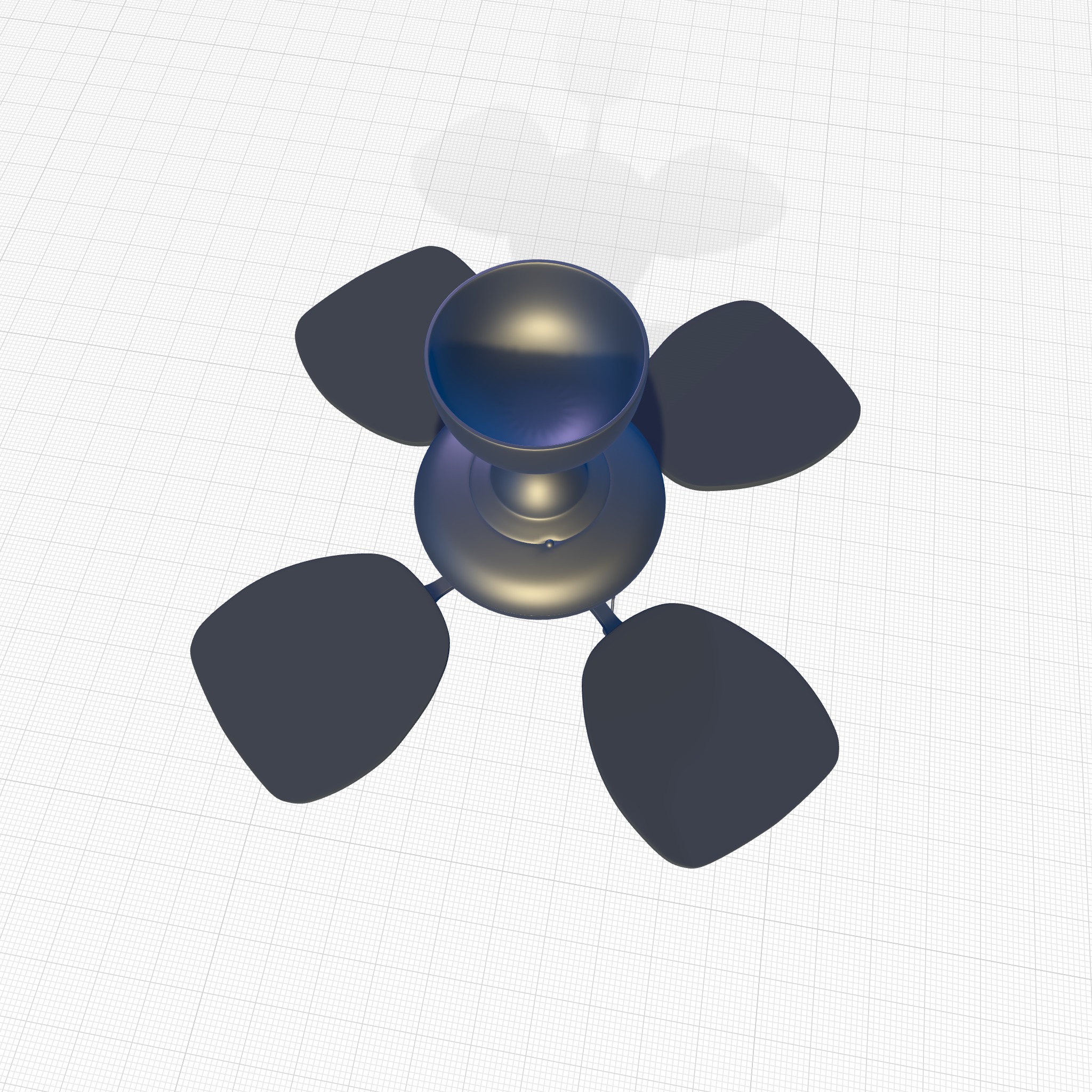 Leddy Blade Ceiling Fan 3D model_6