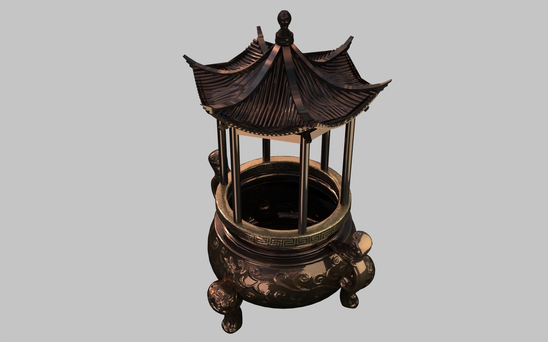 Sacrificial Tripod 3D model CGTrader