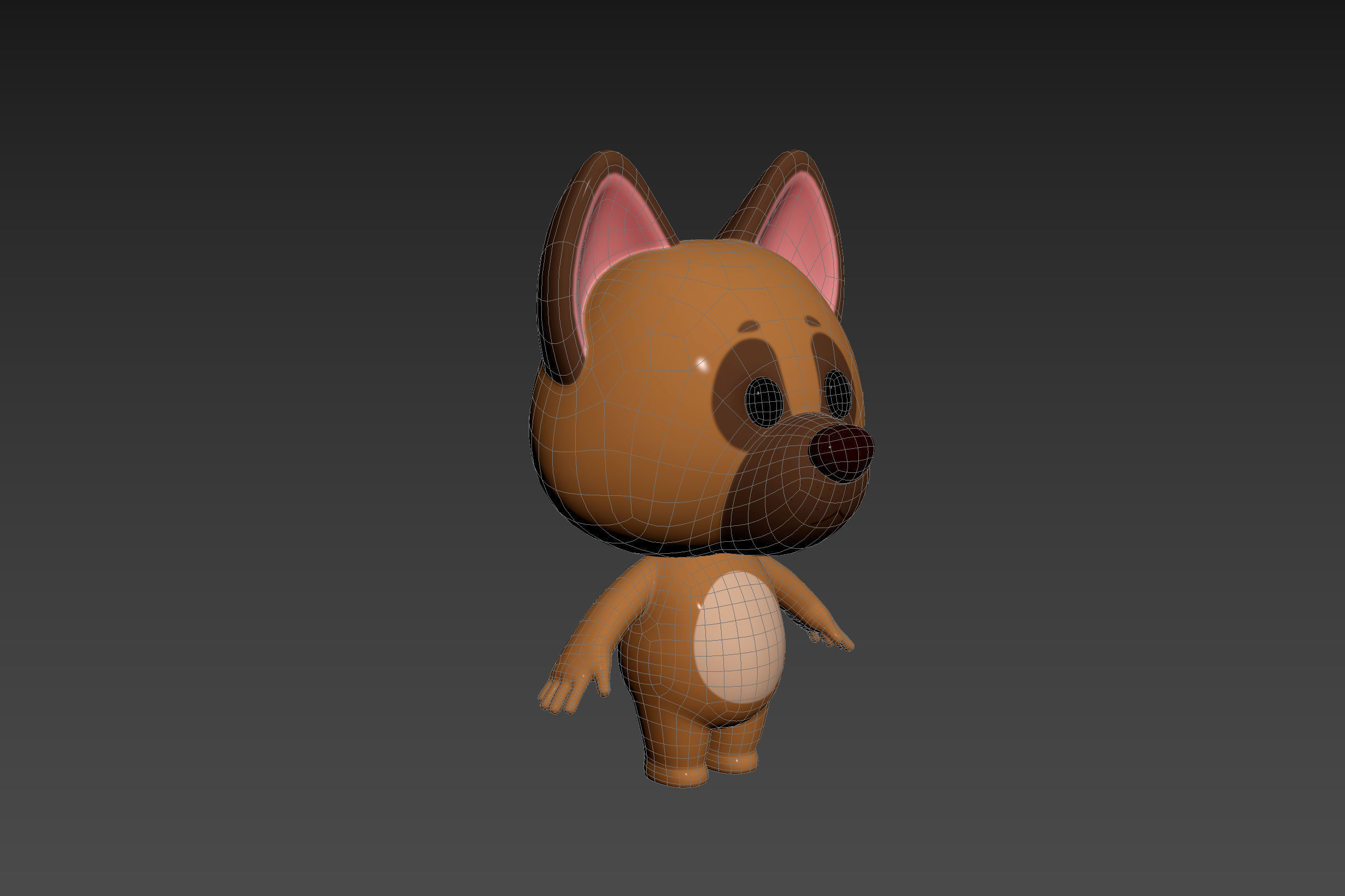 Character167 Dog 3D model_14