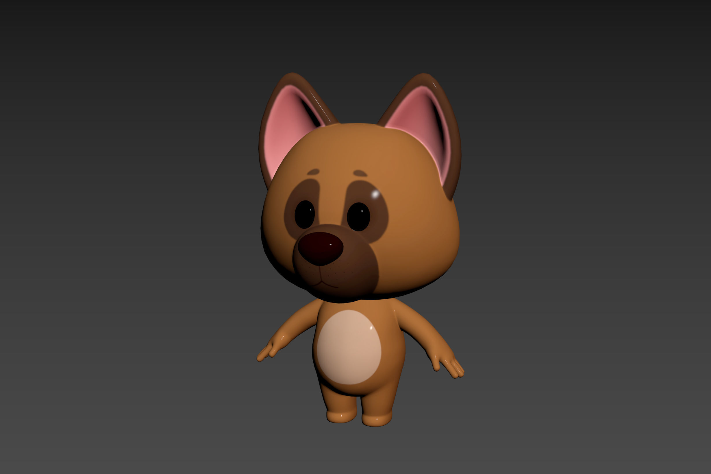 Character167 Dog 3D model_10