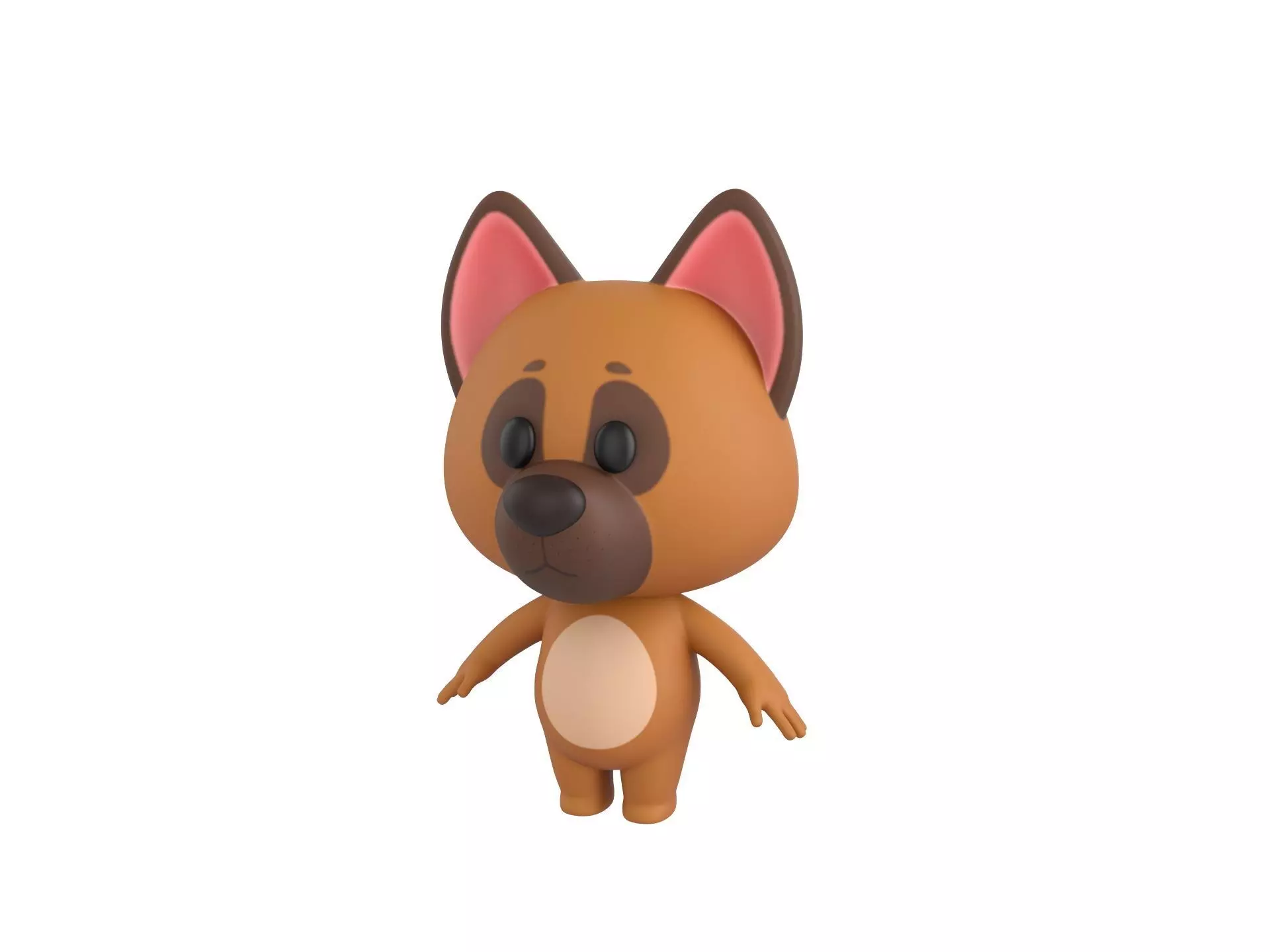 Character167 Dog 3D model_0
