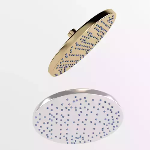 ROUND CONTEMPORARY SHOWER HEAD 3D model